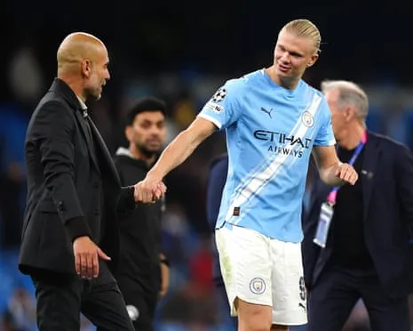 Haaland Enters Elite Champions League 50-Goal Club, Praised by Guardiola as CR7 and Lionel Messi's Peer