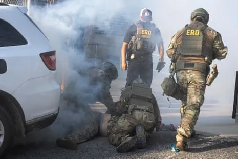 Federal Authorities Use Chemical Irritants and Pepper Balls to Break Up Chicago ICE Protest