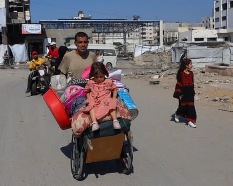 Fleeing away from Death to Death: Gaza Residents Confront Heart-Wrenching Choice