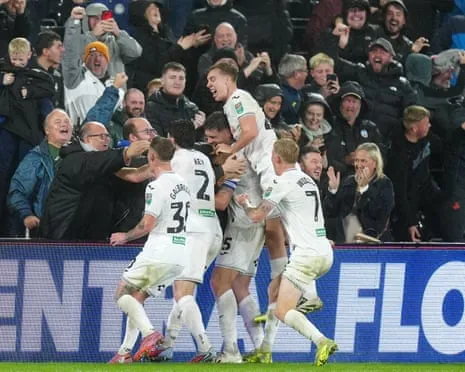 Frustration for Postecoglou as Swansea Shock Nottingham Forest with Dramatic Revival