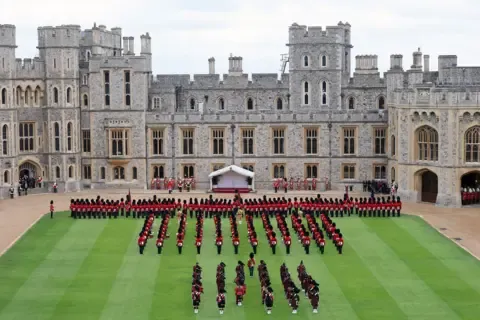 Visual Highlights: The Trumps Mingle with British Monarchy